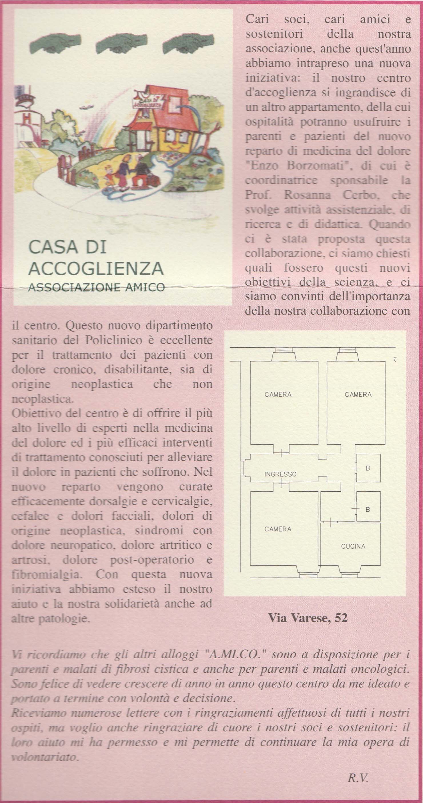 la casa di accoglienza associazione amico ha effettuato delle opere per ingrandirsi ed accogliere più famiglie Casa di accoglienza associazione amico