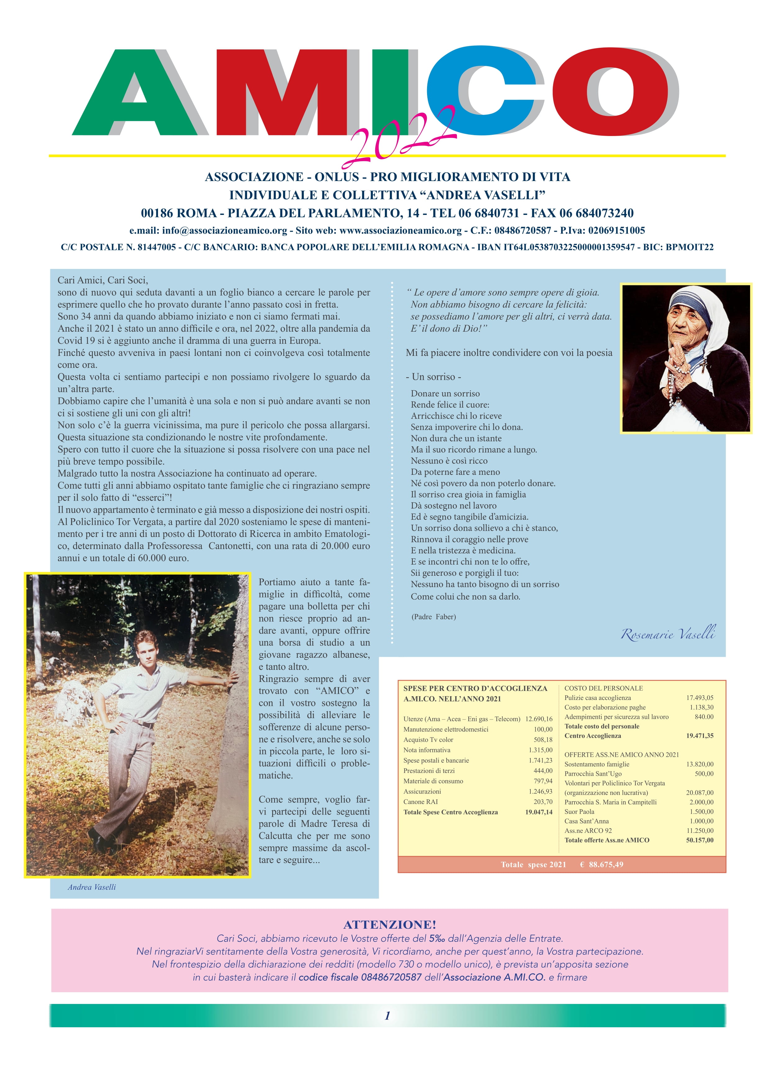 Accociazione Amico Andrea Vaseli aiuta la chirurgia pediatrica Associazione Amico sostiene l'ospedale ISMEP di Palermo